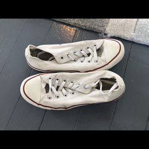 White Low Top Converse
